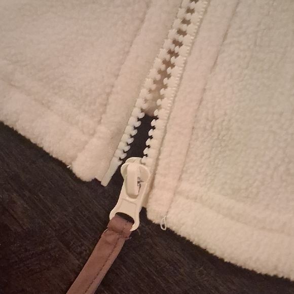 BearPaw Brown And Cream Zip-Up Jacket - Picture 5 of 9